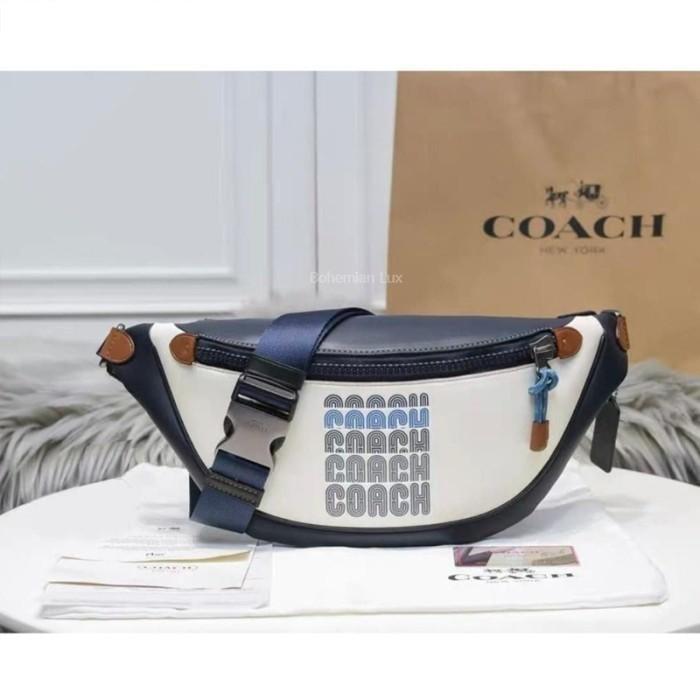 CH Rivington Belt Bag with CH Print In White Multi