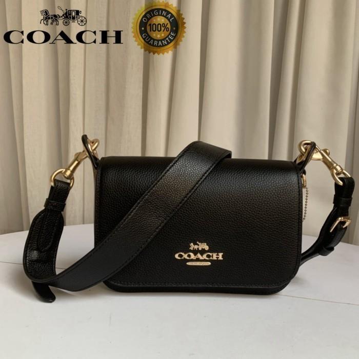 Tas COACH Jes Small Crossbody Shoulder Messenger Bag in Black