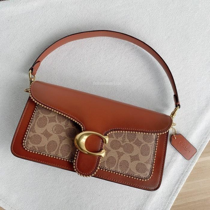 Tas COACH Tabby Shoulder Bag In Signature Canvas with Beadchain