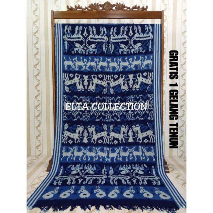 ready Kain tenun ikat etnik blanket motive Sumba