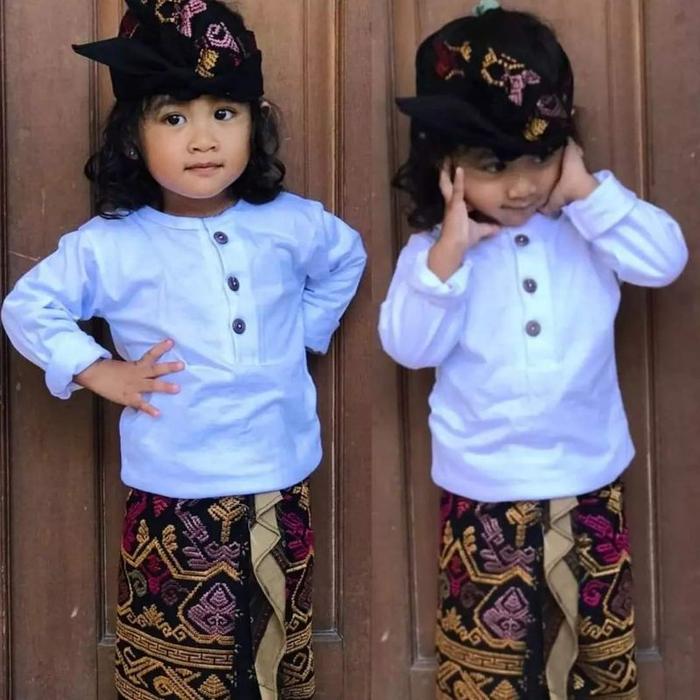 Ready Baju Kaos / Pakaian Adat Bali Anak Cowok / Pakaian Adat Bali