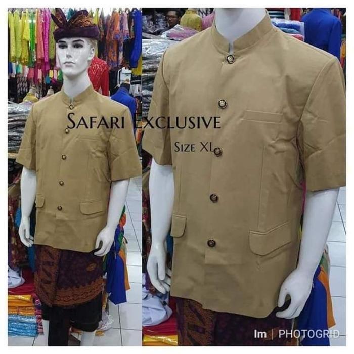 Ready Safari Bali Super Premium Baju Koko Kemeja Formal Bali