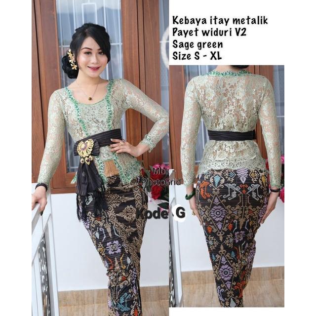 Kebaya Italy Metalik Premium V2