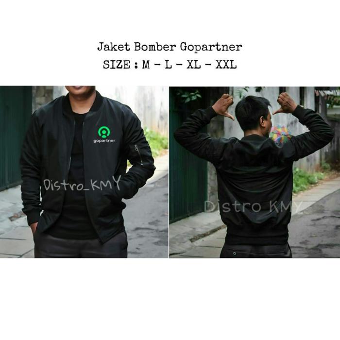 Jaket Bomber Gojek Waterproof / Jaket Gopartner Terbaru Dari Gojek