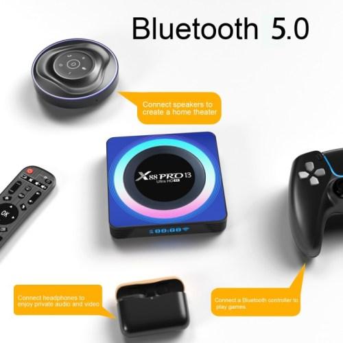 x88 X88 Pro 13 TV Box Android 13.0