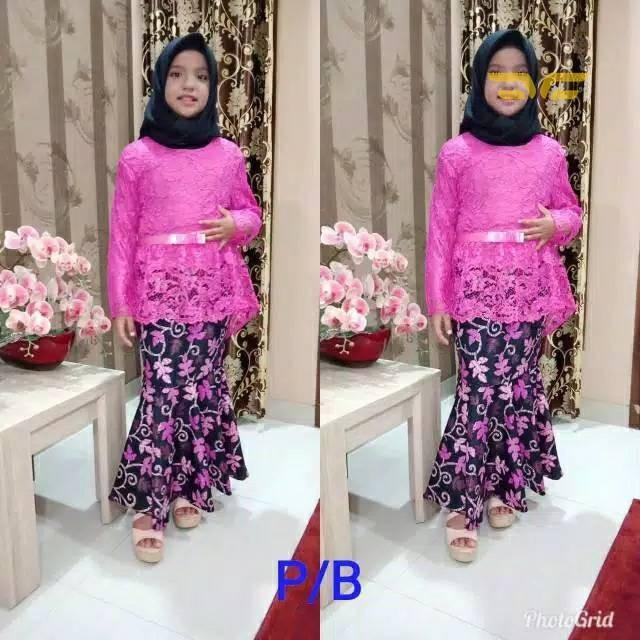 Kebaya brukat anak kebaya aurora Motif Setelan Baju Brokat Tanggung