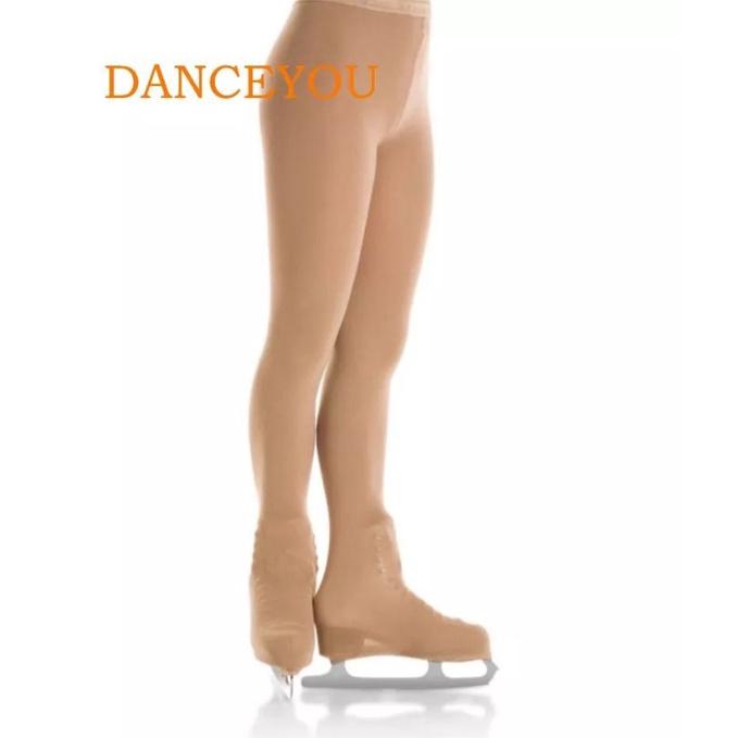 [Ready]  Stocking Figure Ice Skating Tights Over Boot Cover