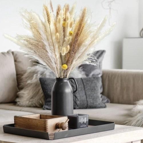 Ready NATURAL DRIED PAMPAS GRASS WITE PAMPAS&BROWN REED
