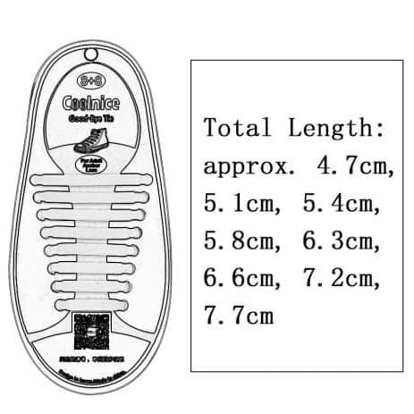 Promo COOLNICE Tali sepatu silikon Shoelace silicone