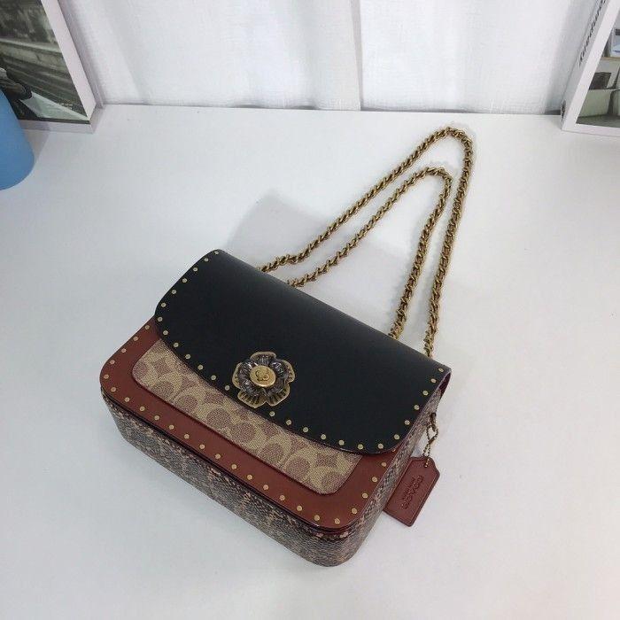 tas PARKER IN SIGNATURE SNACK SKIN WOMAN SLINGBAG FLOWER