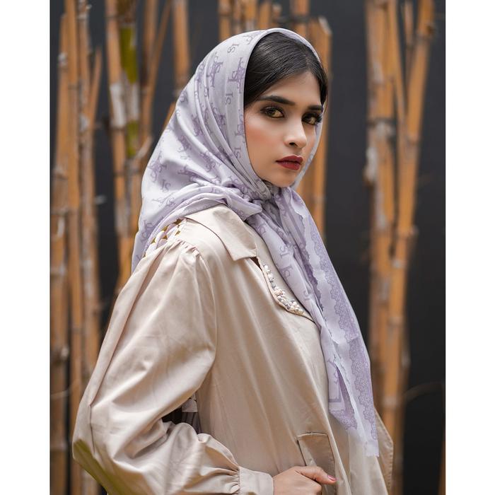 XU145 LA SABELLE - RURY SCARF CRYSTAL ICE BIG SALE