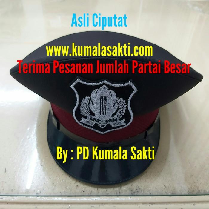 Topi Pet PDH Satpam Pelaksana Ciputat|Pet Security|Pangkat Satpam-Kaos
