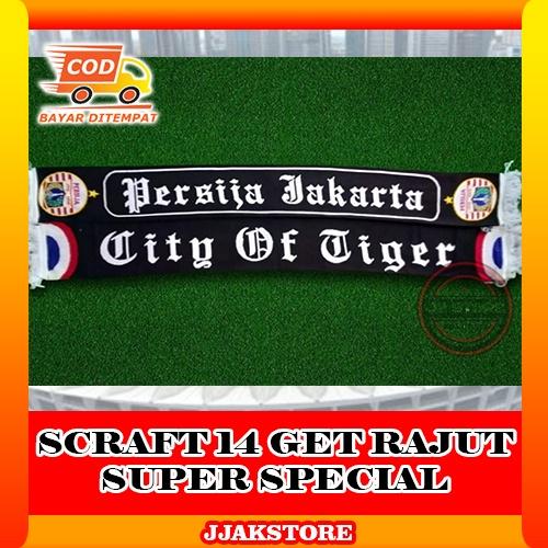 GV314 Syal Persija Syal Jakmania Syal Rajut Scraft SCRAF Persija