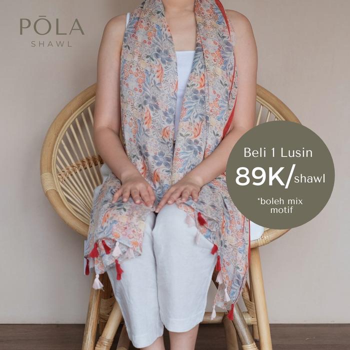 GN239 Aira Shawl ( Selendang , Pashmina , Shawl , Scarf , Syal ) CUCI