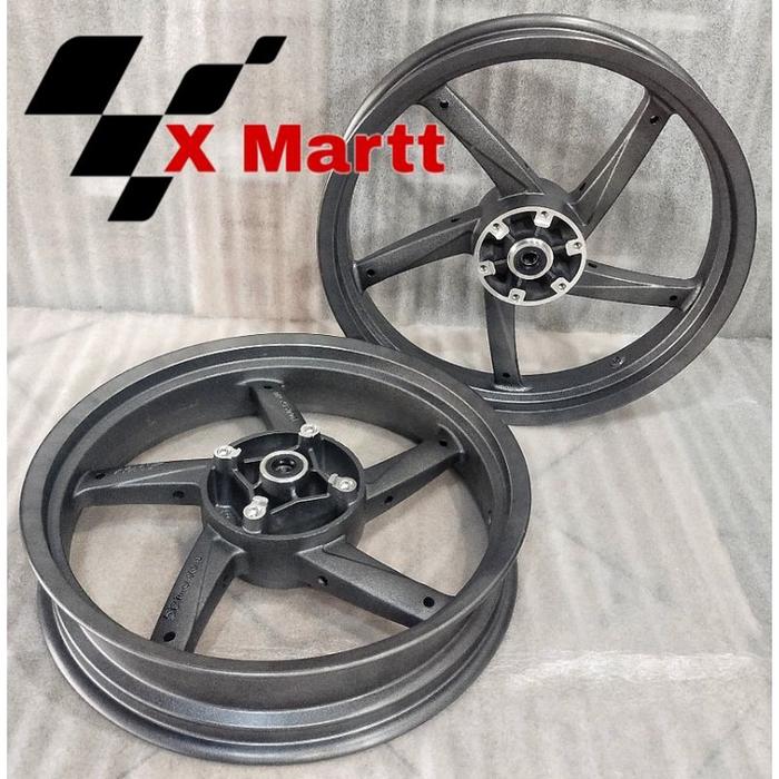 Velg Racing Yamaha Scorpio Double Disc Palang 6 Grey New