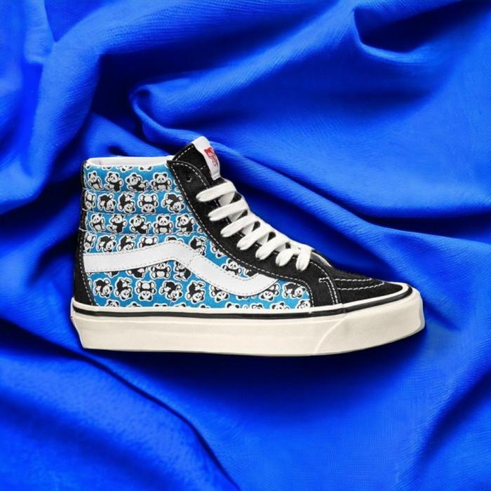 Sepatu Vans SK8 High Anaheim Dx Panda Blue Original 100%