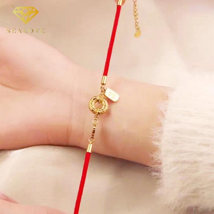 Gelang titanium Wanita Anti Karat Tali Merah Bahasa China Artinya