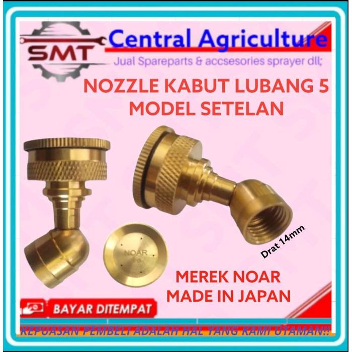 NOZZLE LUBANG 5 MODEL SETELAN MEREK NOAR MADE IN JAPAN
