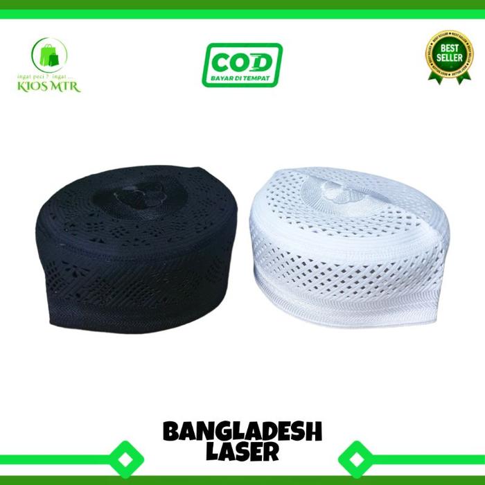 Peci Haji BANGLADESH LASER Murah , Peci Kopiah Bangladesh Laser , Peci