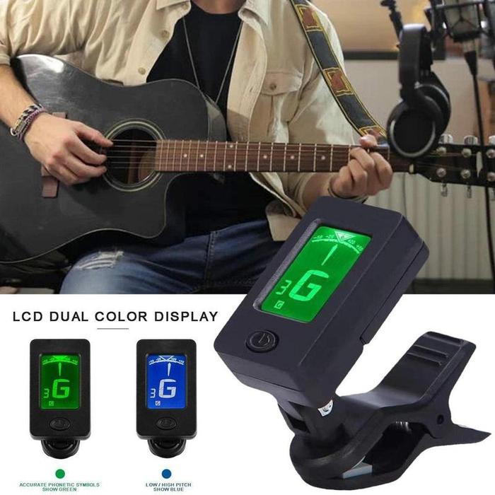 Sale Tuner Gitar Akustik Klasik Ukulele Biola Otomatis Digital