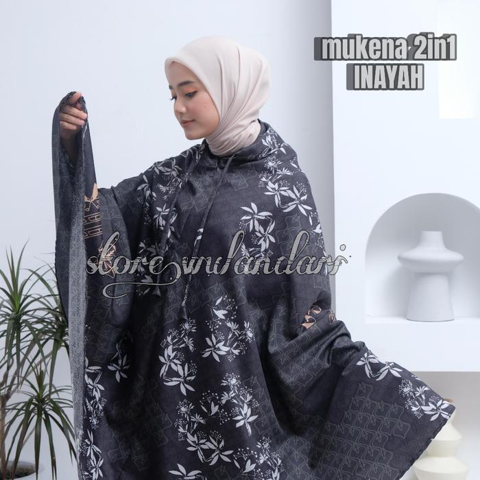 mukena printing INAYAH by .wulandari mukena 2in1 mukena travel mukena