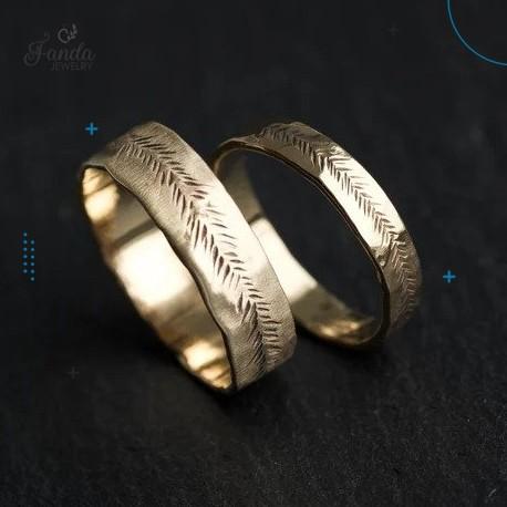 Cincin Nikah Emas Couple 18k