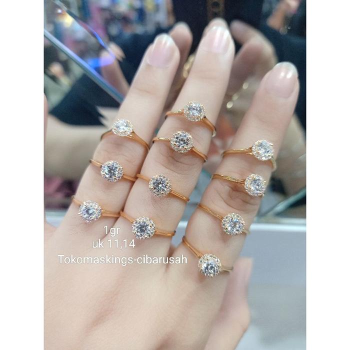 cincin 1gram emas asli - mas King's Cibarusah