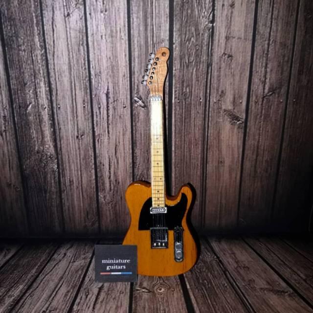 Promo Miniatur Gitar Fender Telecaster pelengkap diorama 112