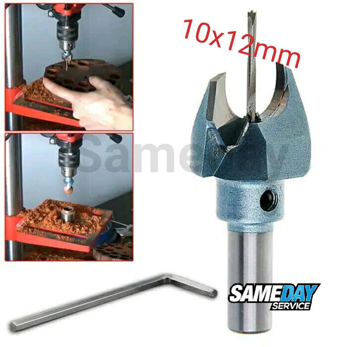 Bor Tasbih Tasbe Bean Drill Bits Bubut Kayu Bulat 12mm