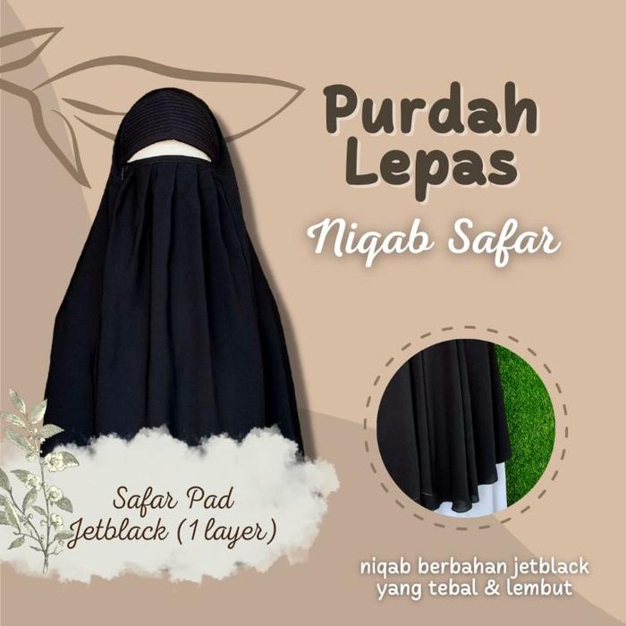 NX75 PURDAH LEPAS NIQOB SAFAR BY KHAYRA MUSLIMAH PROMO