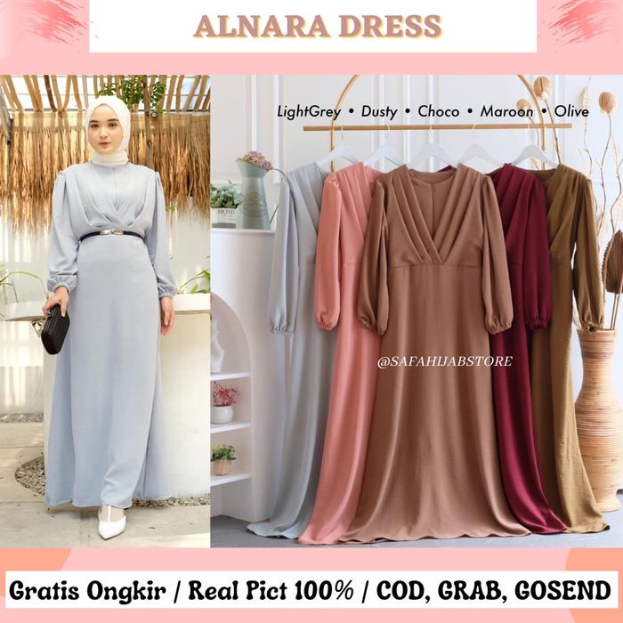 EG300 ALNARA DRESS / DRESS KONDANGAN / DRESS PESTA / BUSUI TERMURAH