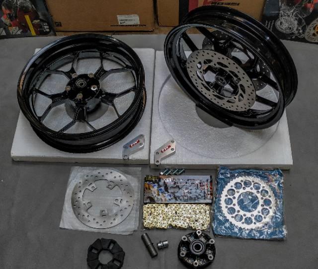 VELG VROSSI R15 V3 R15 XABRE R15 OLD MT15 PAKET DOUBLE DISK R15 V3