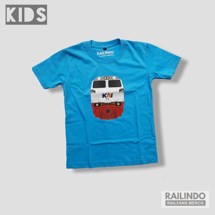Kaos Anak Kereta Api - Motif Lokomotif Kereta