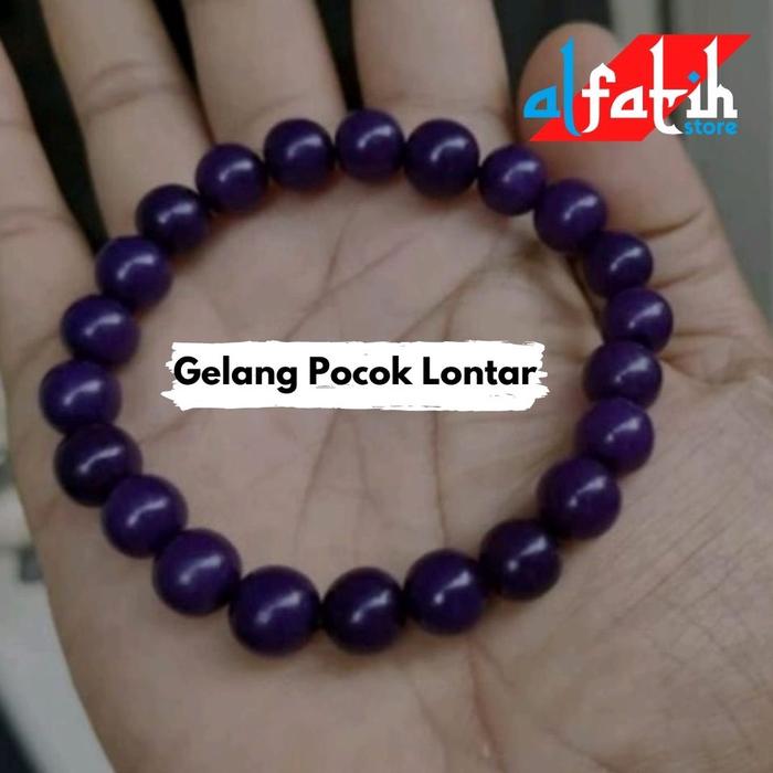 Gelang biji buah lontar/ pocok lontar 9mm