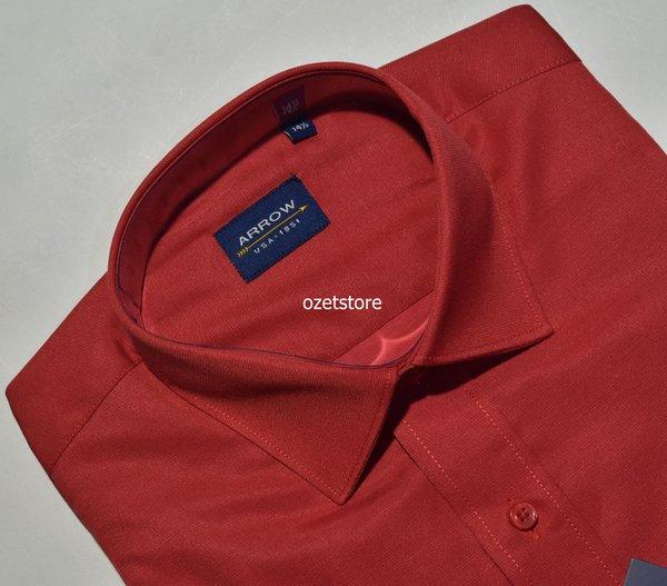 Kemeja Pria Formal Lengan Pendek ARROW Merah Reguler KAR31 ORIGINAL