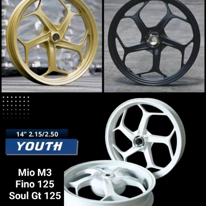 VELG RACING CHEMCO MIO M3/MIO Z/FINO 125/SOUL GT125/GEAR/AEROX 125