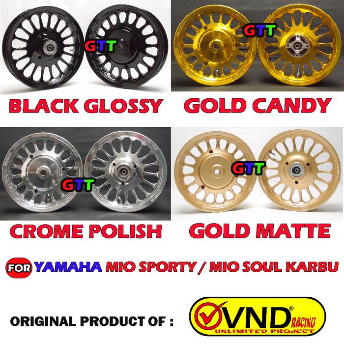 VELG RACING VND ROULLETE RING 12 MIO SPORTY/ SMILE/ SOUL LAMA