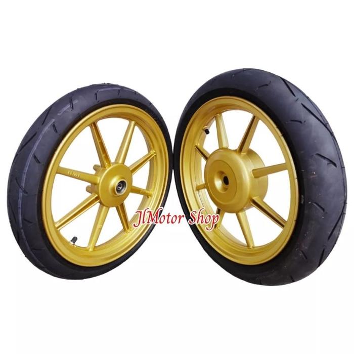 Sepaket Velg Racing Model RCB Plus Ban Beat Scoopy Vario 110 125 150