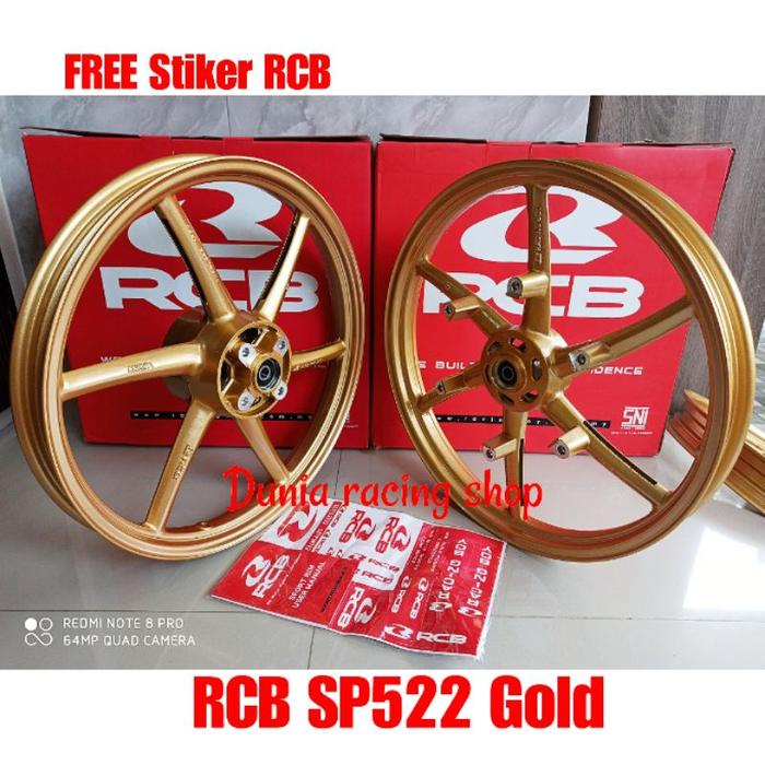 Velg RCB Pelek RCB Sonic 150 SP522 Palang 6 Gold Original RCB Free