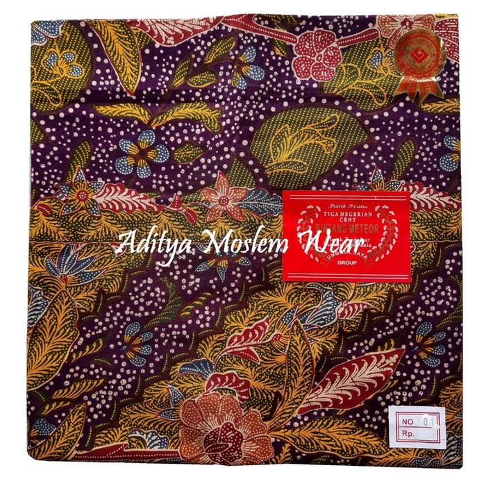 SARUNG BATIK WANITA KATUN HALUS TIGA NEGERIAN BINTANG METEOR KAIN