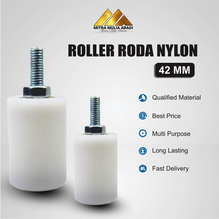 Roller Roda Nylon/Roller Pintu Pagar./Pintu Garasi/Pintu besi / Roller