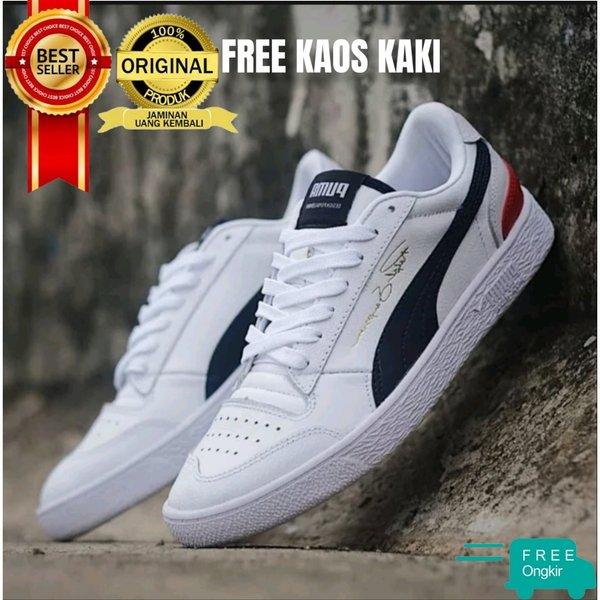 SEPATU ORIGINAL PUMA RALPH SAMPSON PRIA WANITA LOW WHITE PEACOEAT RED