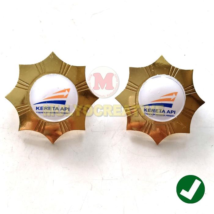 murah Lencana Logo Kereta Api Indonesia Pin Kai Model Bintang Murah