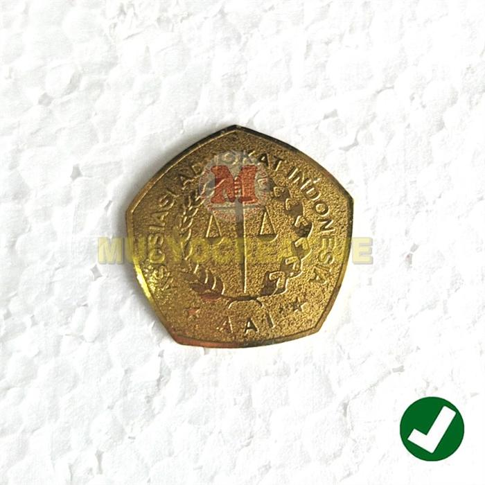 murah Pin Aai Pin Bross Asosiasi Advokat Indonesia - Pin Advokat Warna