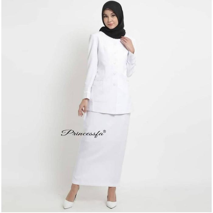 OZ532 SERAGAM PRINCESSFA / BLAZER / SET PUTIH BIDAN PERAWAT DISKON
