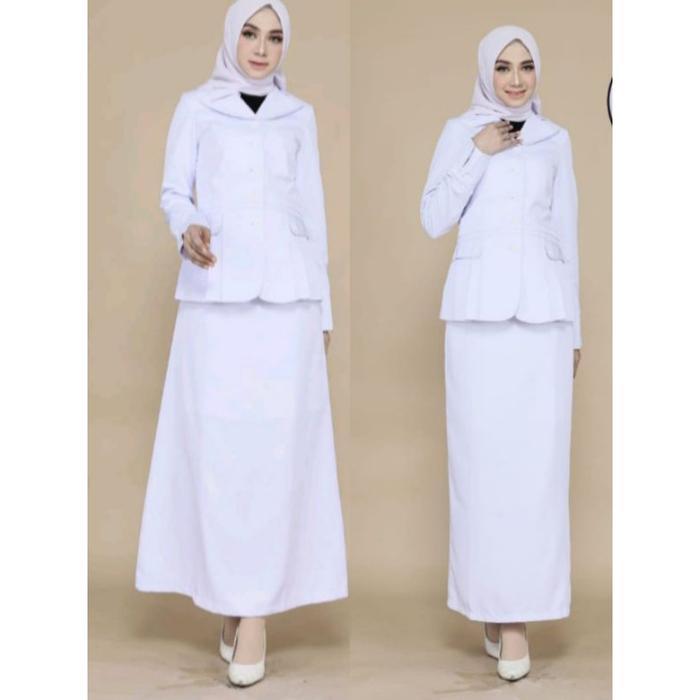 HG750 BAJU PERAWAT/SERAGAM PERAWAT BAJU ASN LIDAH FREE HIJAB PROMO