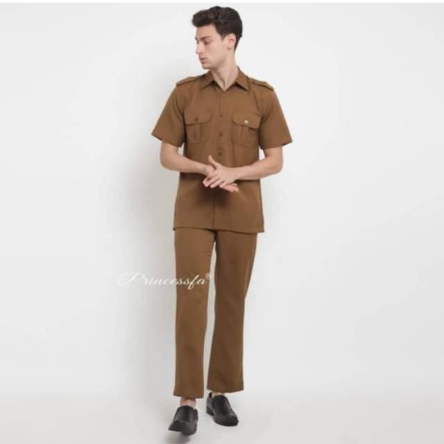 PR880 SERAGAM PRINCESSFA / Seragam pemda laki-laki / pns / guru CUCI