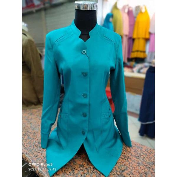 DO246 seragam kerja kantor blazer kerja warna hijau tosca blazer kode