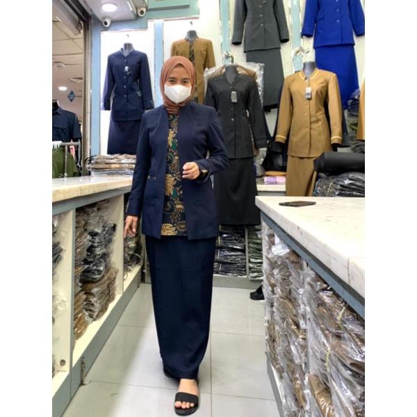HV673 Seragam princessfa sergam princessfa setelan blazer wanita ||