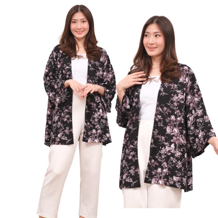 Promo Cardigan Kimono Oversize Batik, Outer Kimono Cardigan Wanita
